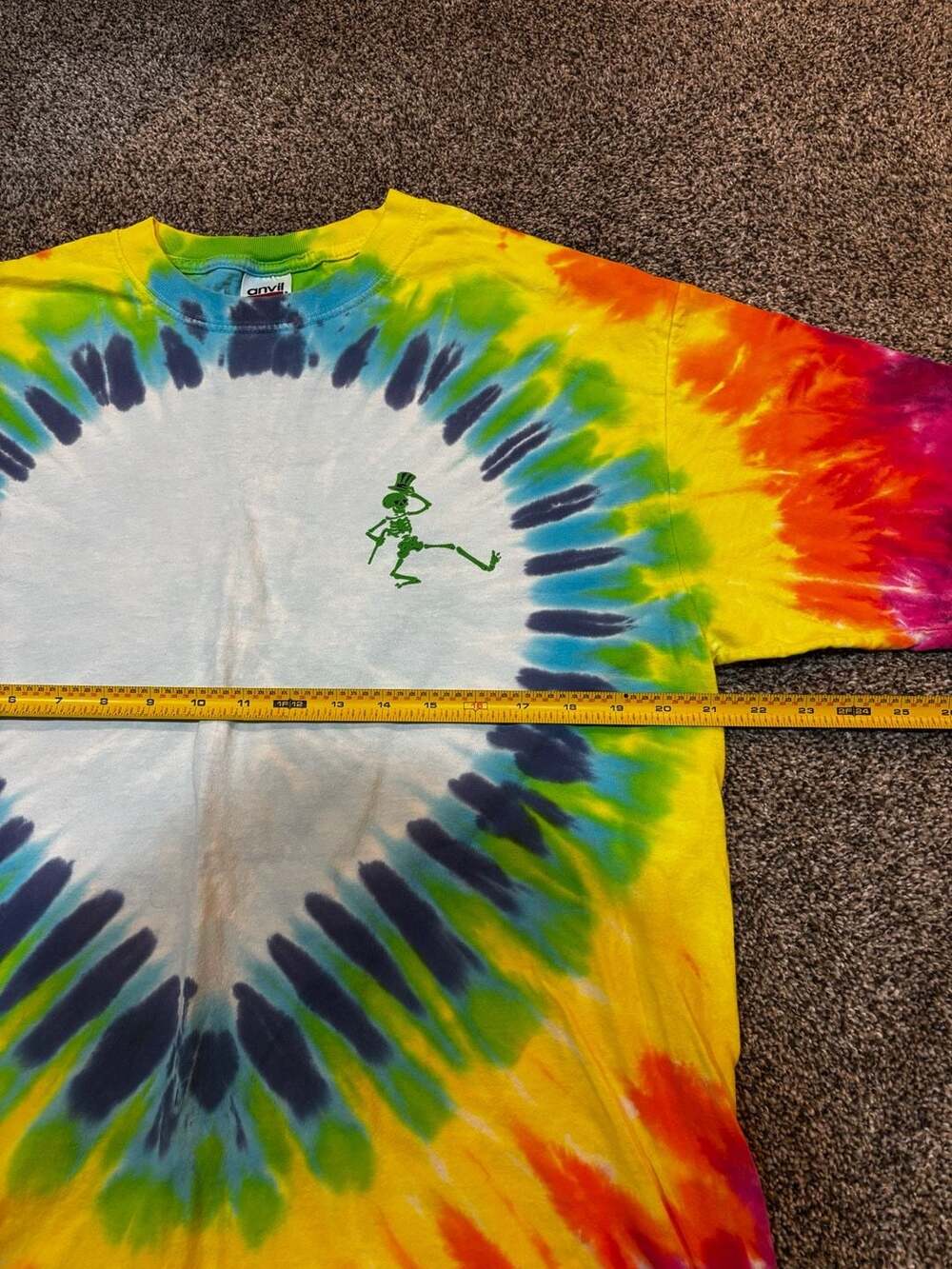 Vintage 1997 Grateful Dead Anrakushi Tie Dye T-Shirt - Picture 4 of 7